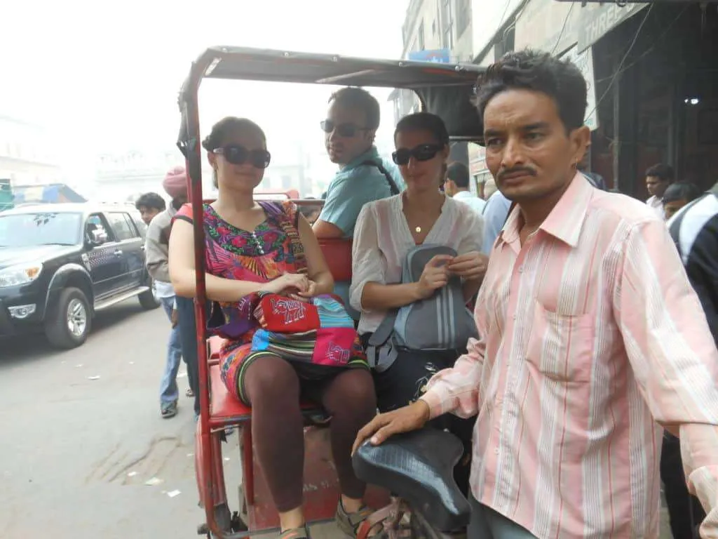 Travel to India, Delhi rickshaw
