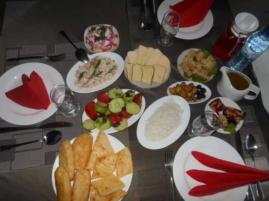 Food in Borjomi, Georgia