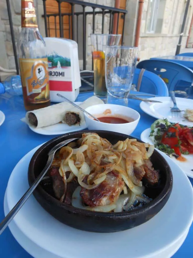Food in Mtskheta, Georgia