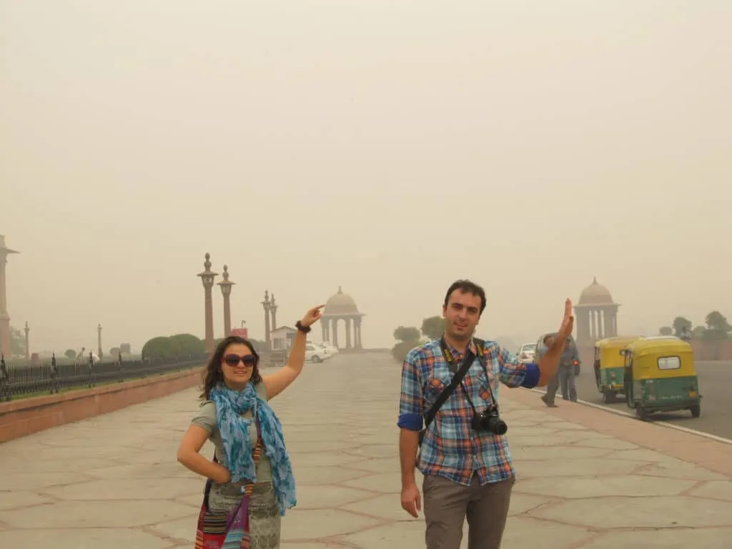 Travel to India, city tour of Delhi