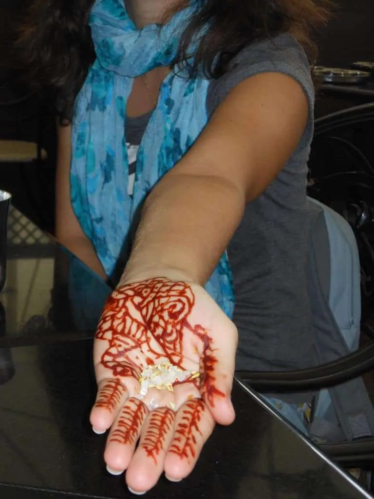 India travel, henna Mehndi art