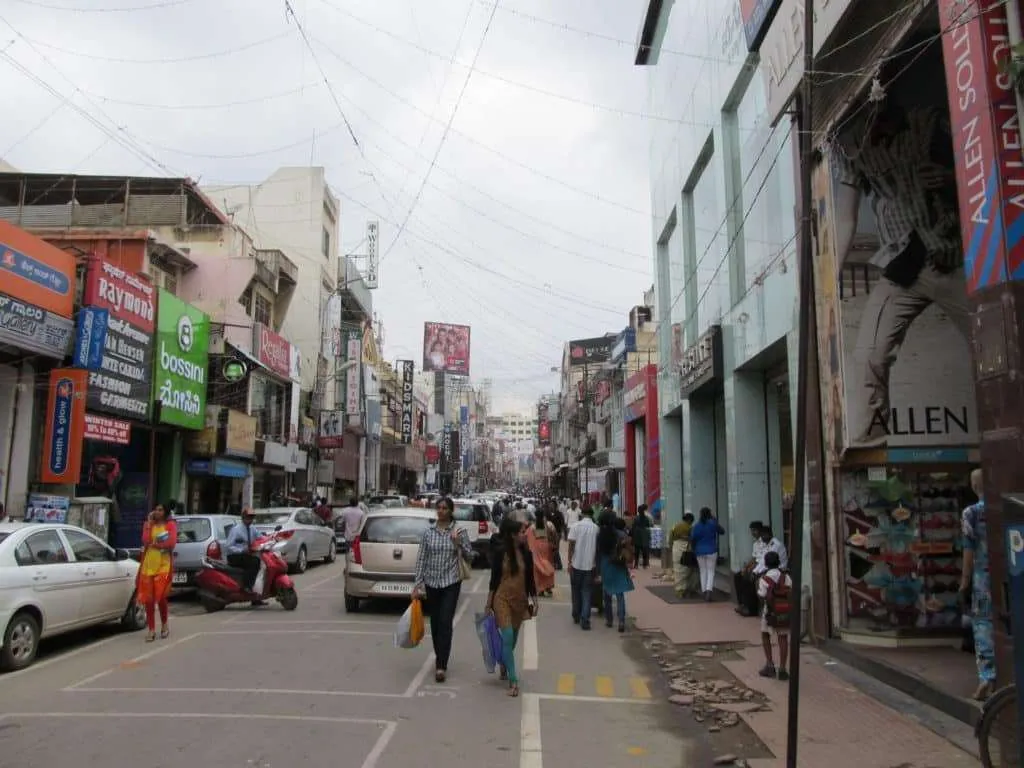 India travel, streets of Bengaluru