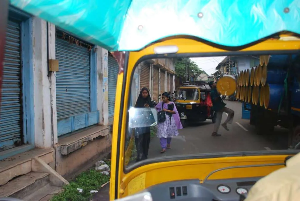 India travel, rickshaw in Fort Kochi