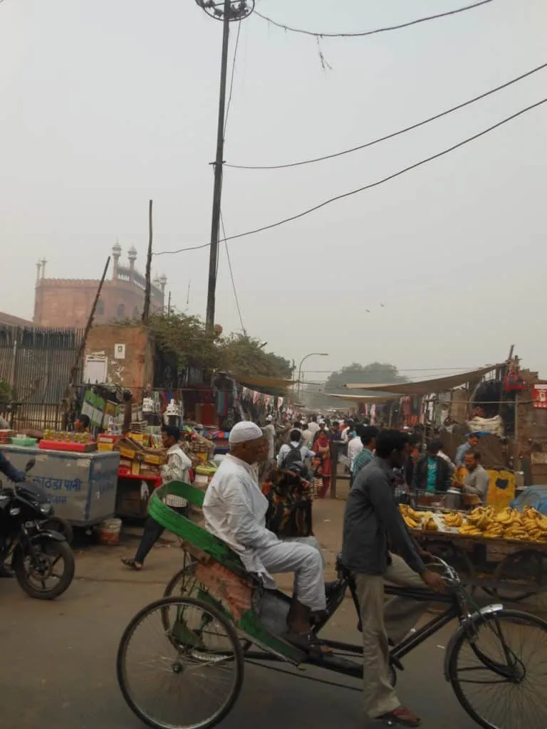 Travel to India, the streets of Delhi
