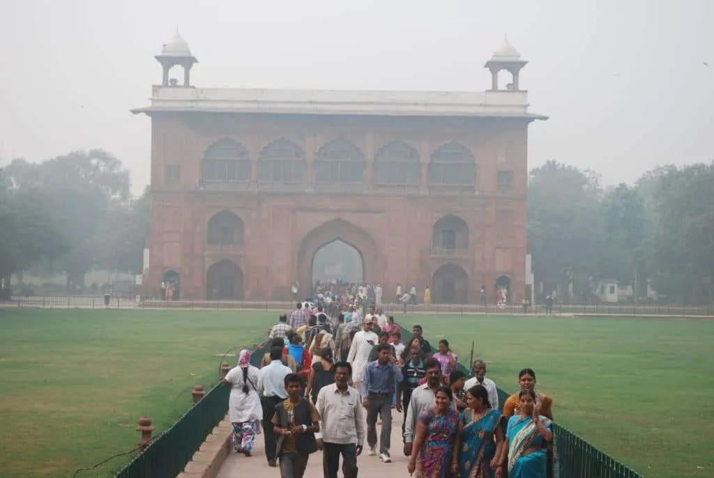 Travel to India, city tour of Delhi