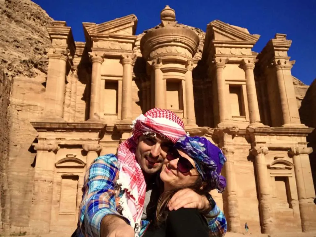 Jordan, visiting Petra, Ad-Deir Monastery