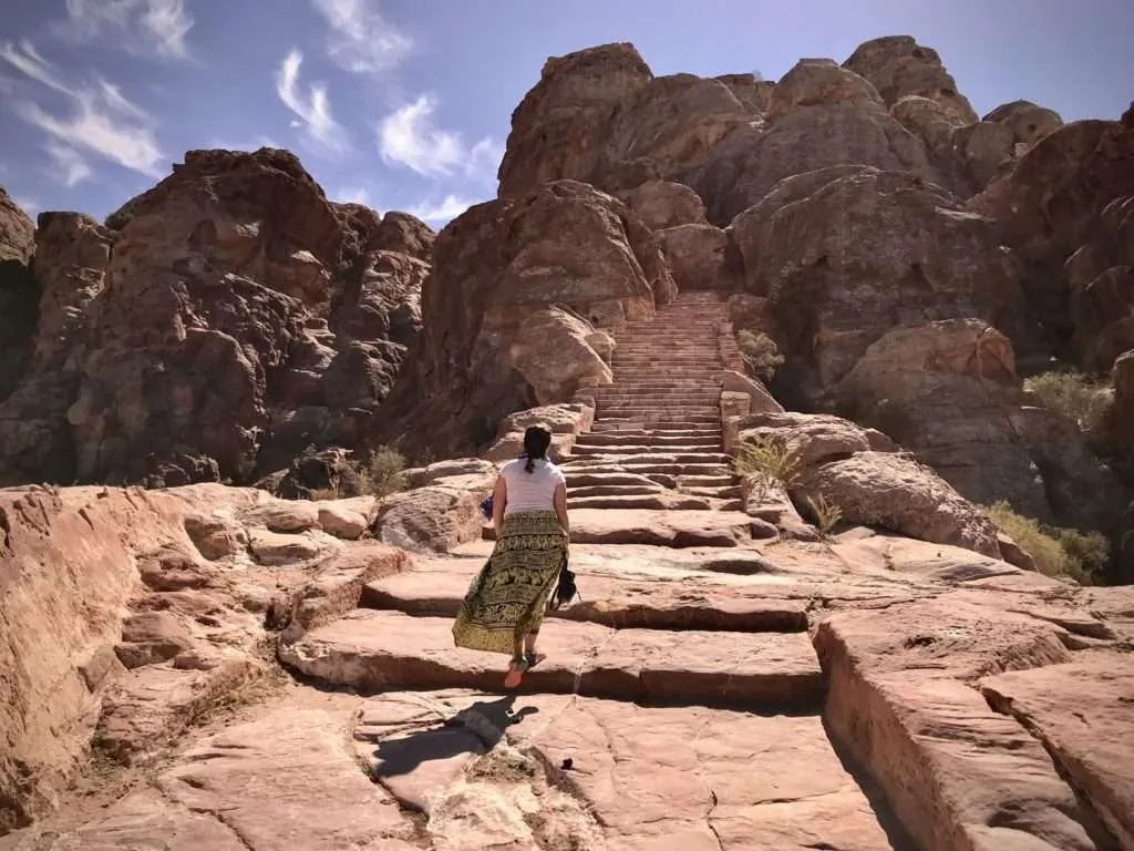 Jordan, visiting Petra, Al-Khubtha trail