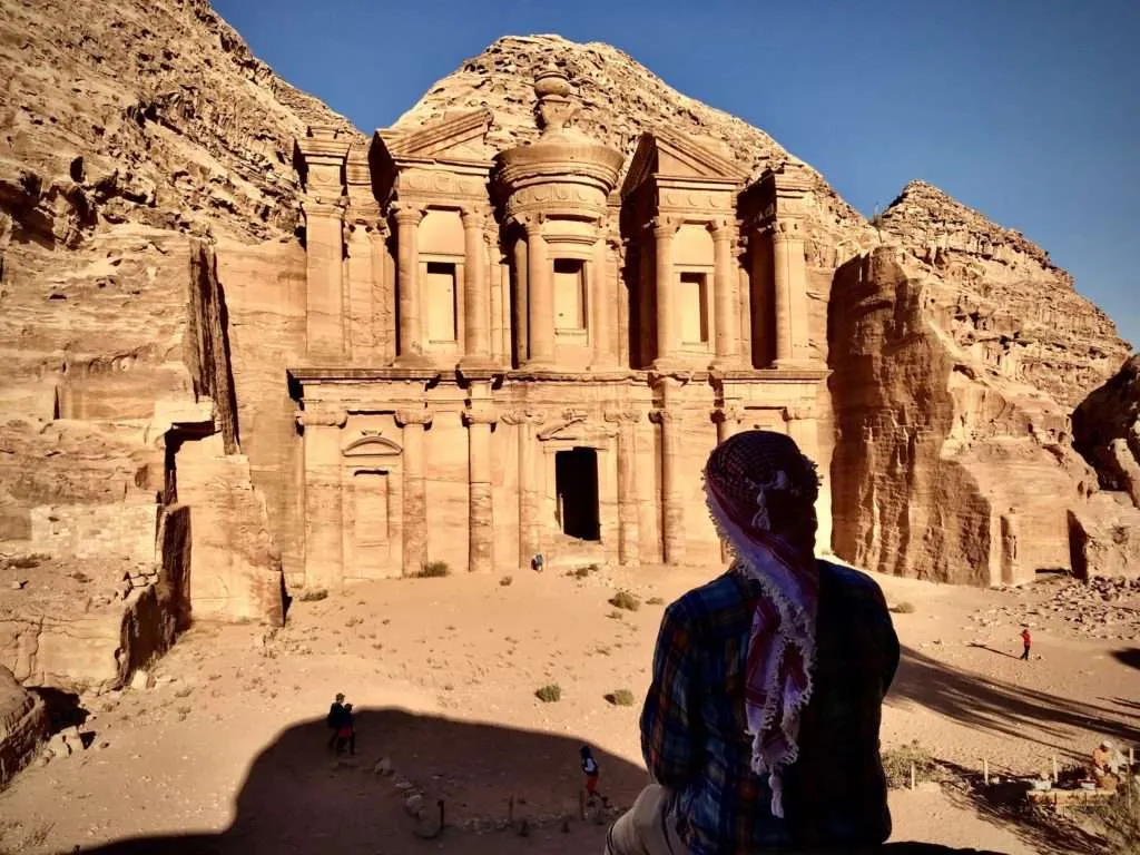 Jordan, visiting Petra, Ad-Deir Monastery