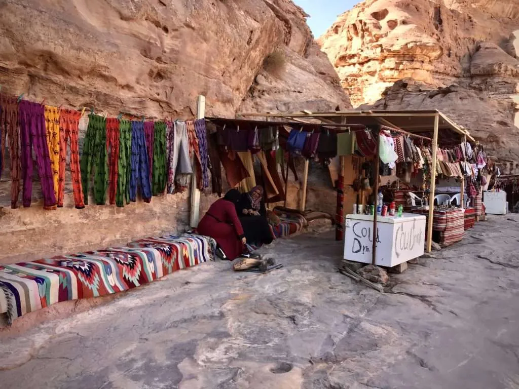 Jordan, visiting Petra, hiking to Ad-Deir Monastery