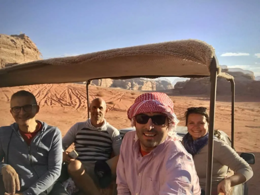 Best places to visit in Jordan - jeep tour in Wadi Rum desert
