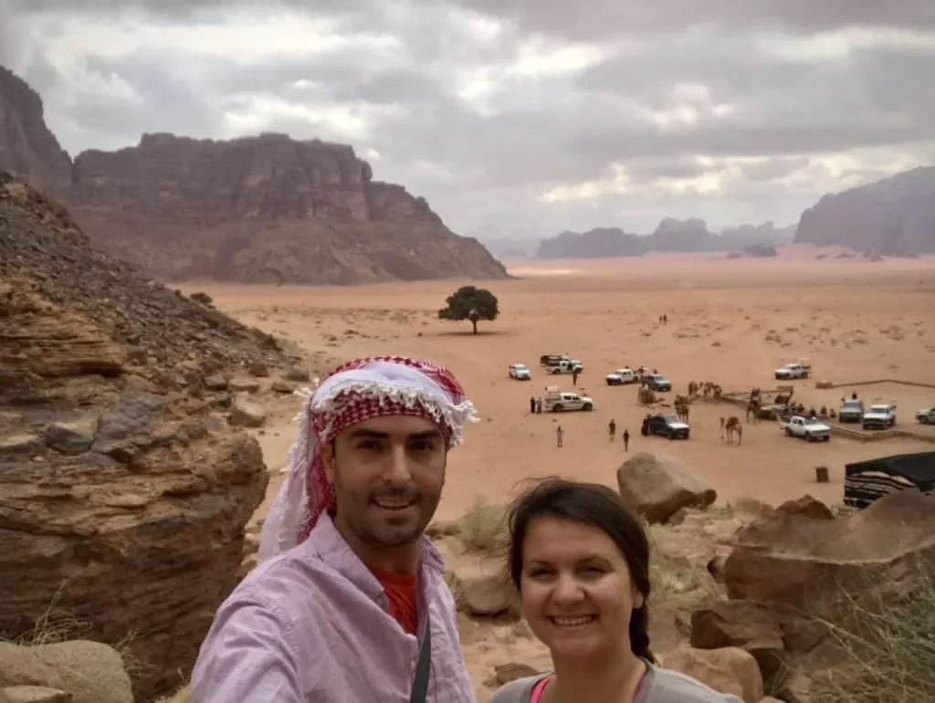 Jordan, Wadi Rum desert tour - Khazali canyon