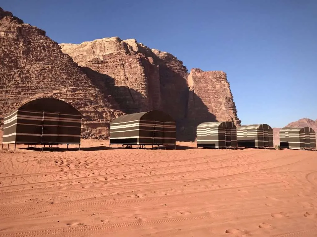 Best places to visit in Jordan - Wadi Rum desert camp