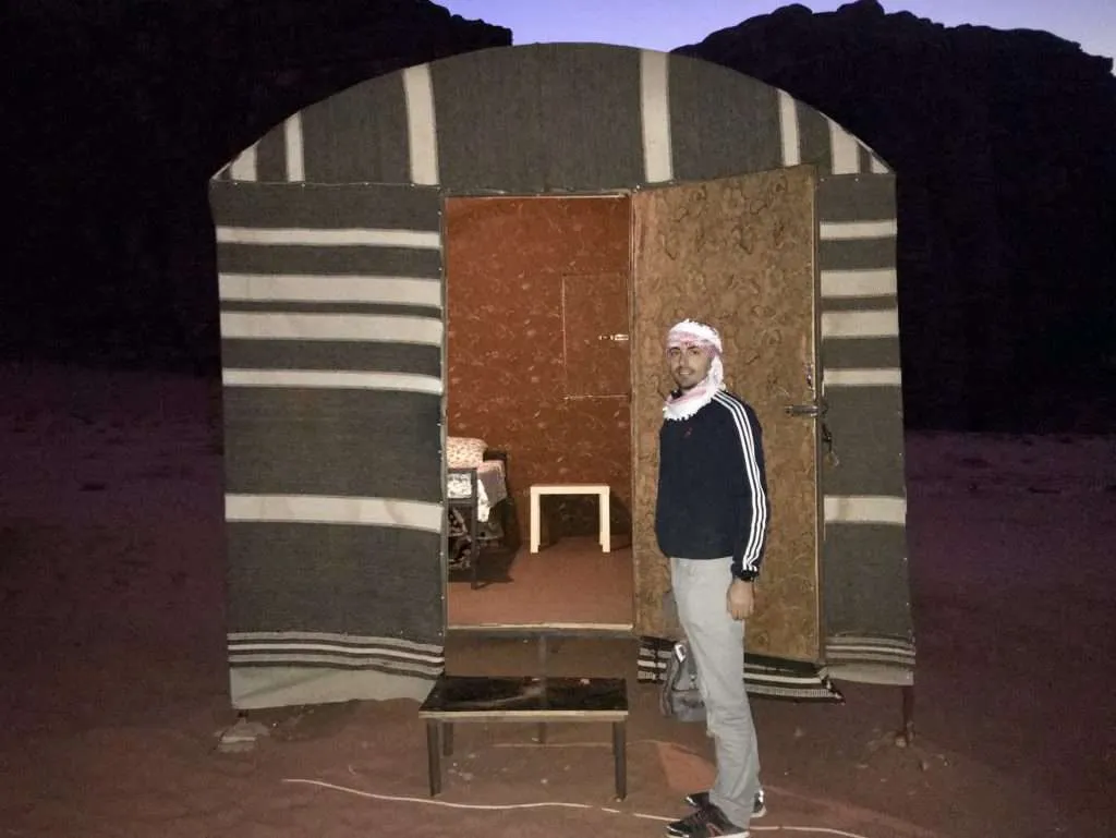 Best places to visit in Jordan - Wadi Rum desert camp
