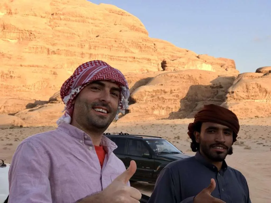 Bedouins in Wadi Rum desert