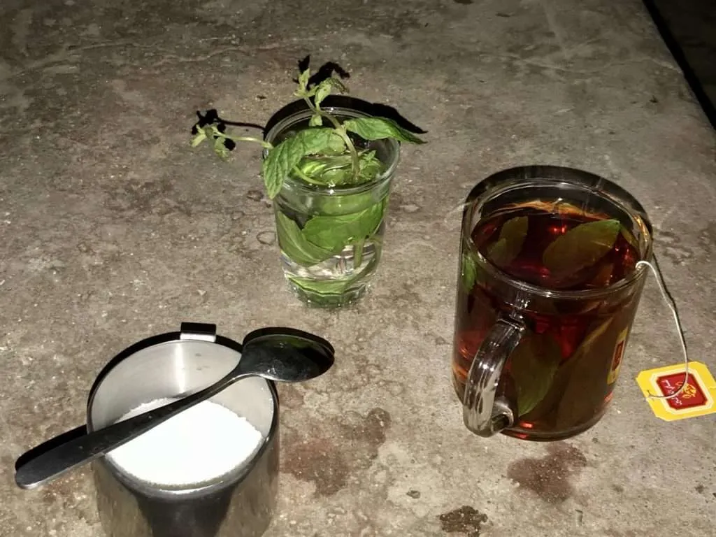 Jordan itinerary - Aqaba tea