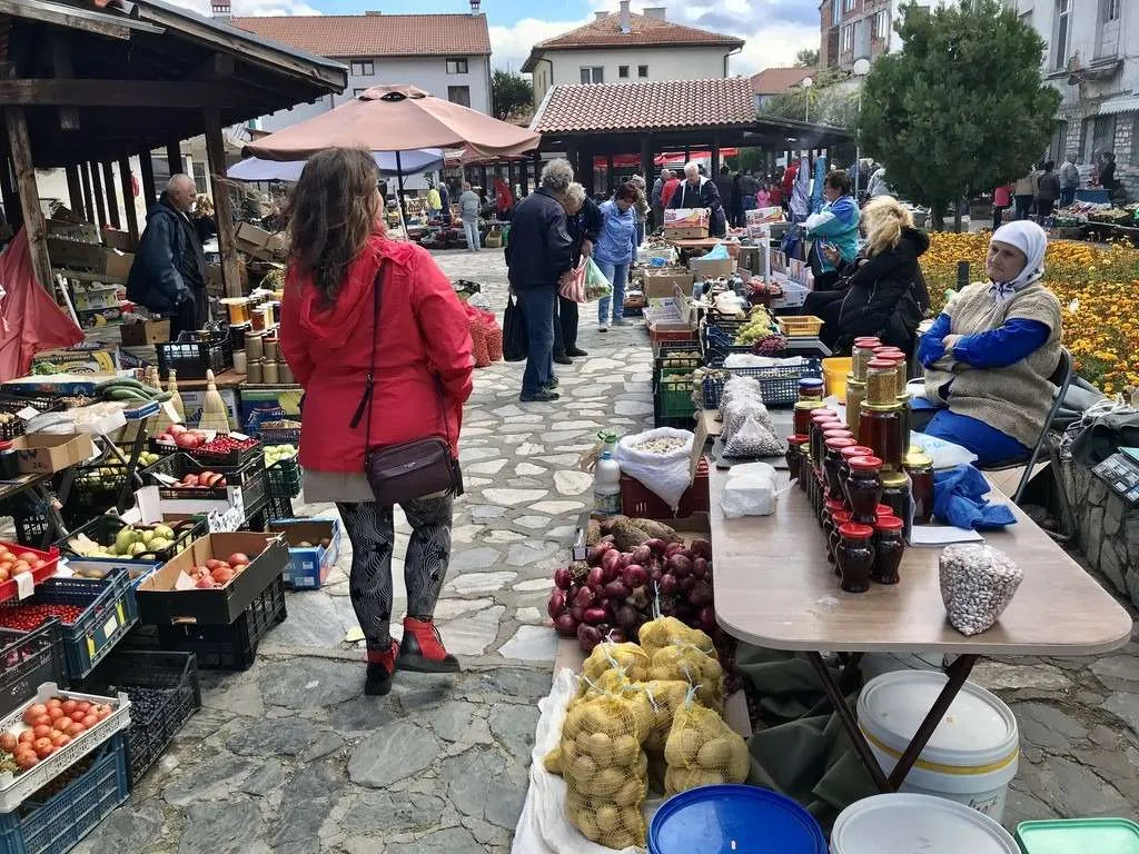 Bansko Sunday open-air market