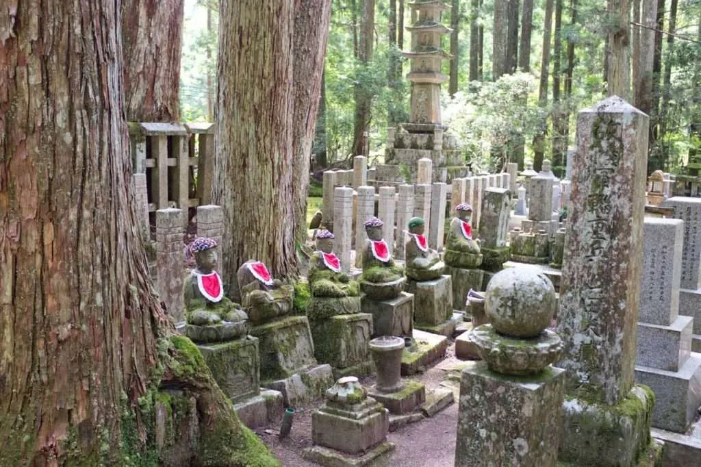Off-the-beaten-path Japan, Koyasan Jizu statues