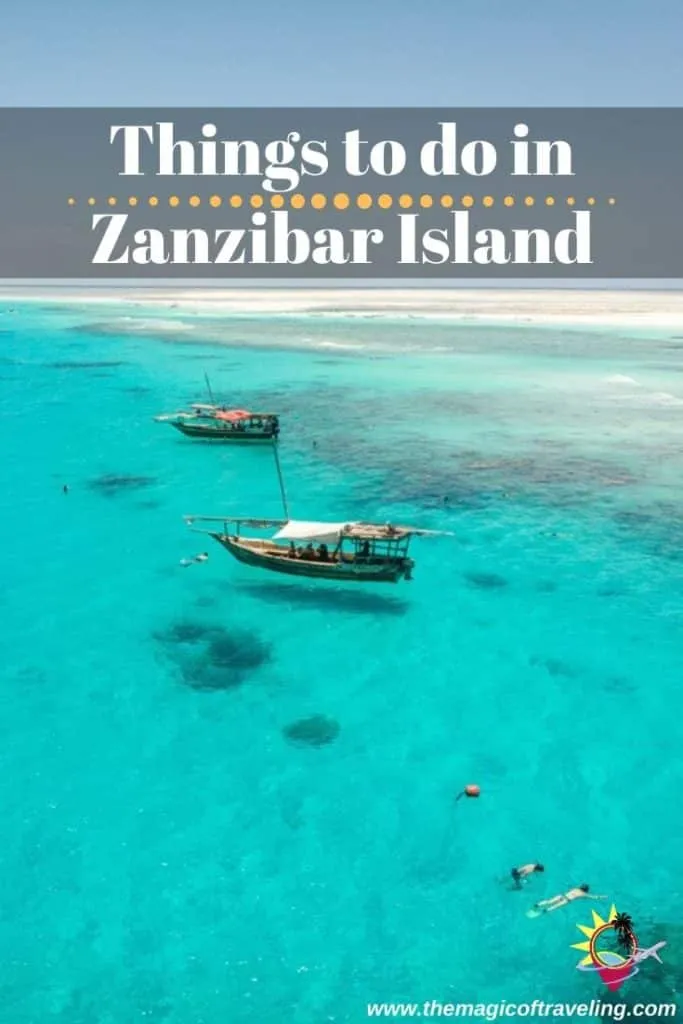 Things to do in Zanzibar Island Pinterest