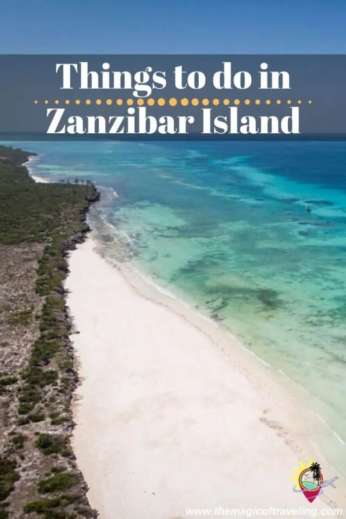Things to do in Zanzibar Island Pinterest