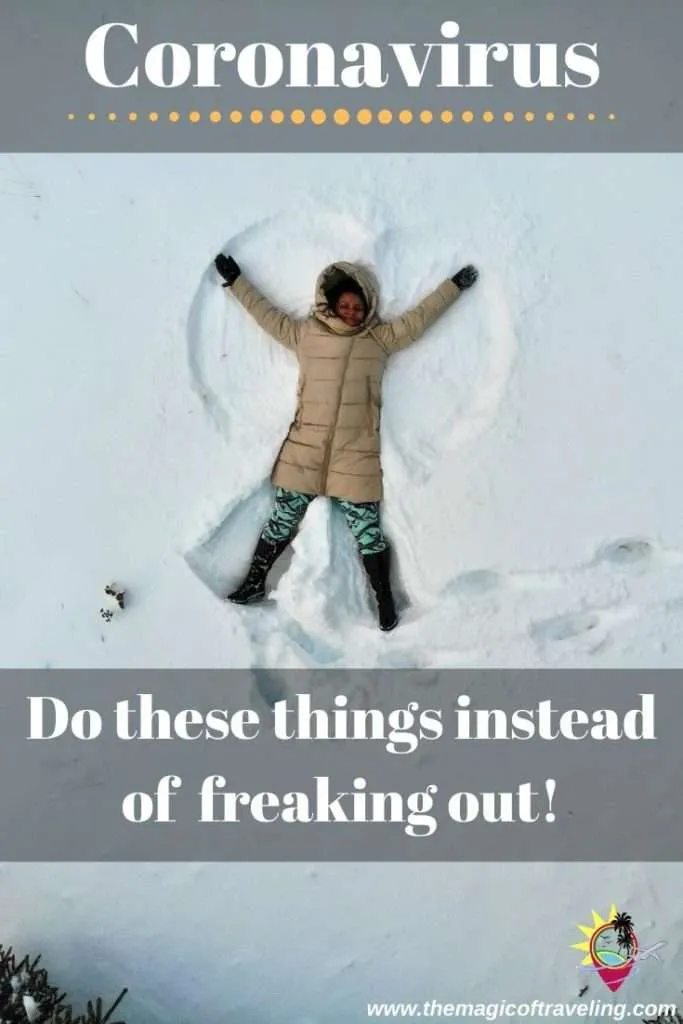 Things to do instead of freaking out about Coronavirus Pinterest