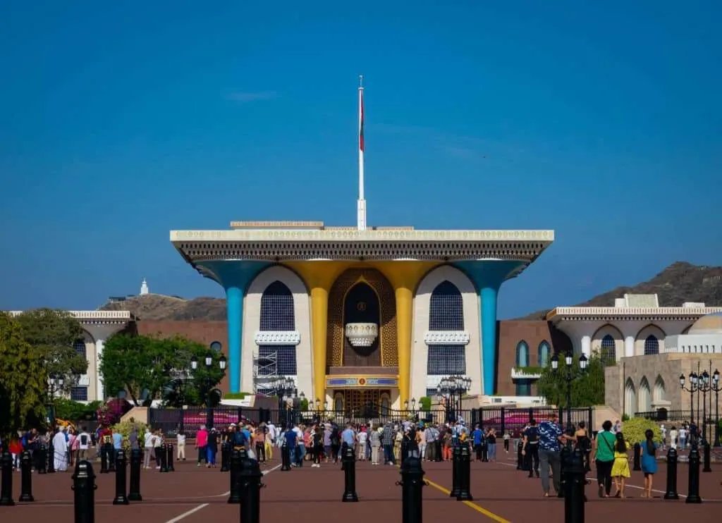 Traveling to Oman, Al Alam palace