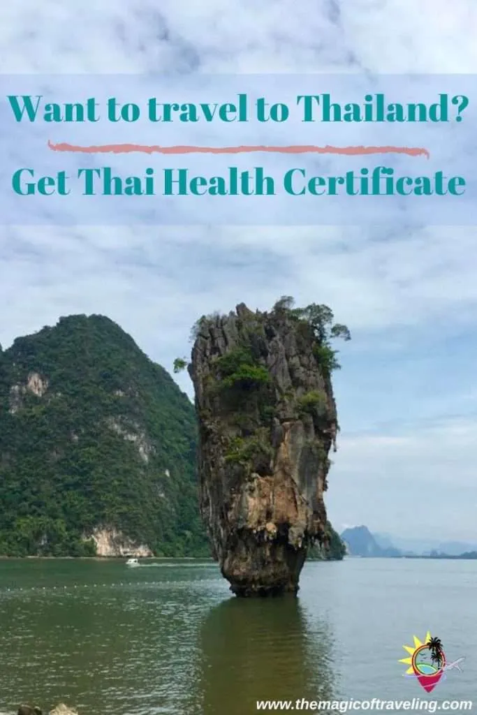 Travel to Thailand - Thai Health Certificate