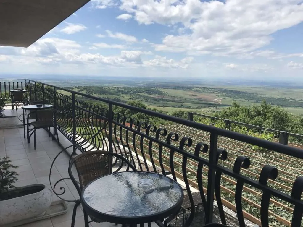 View from the terrace, Zaara Estate winery, Bulgaria