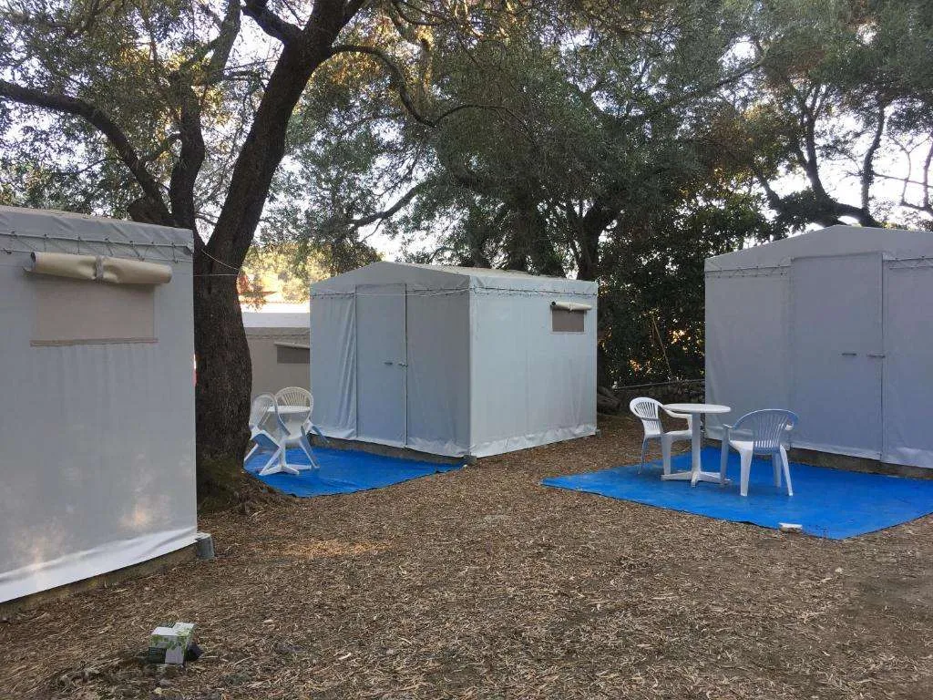 Paleokastritsa Camping, Corfu, Greece