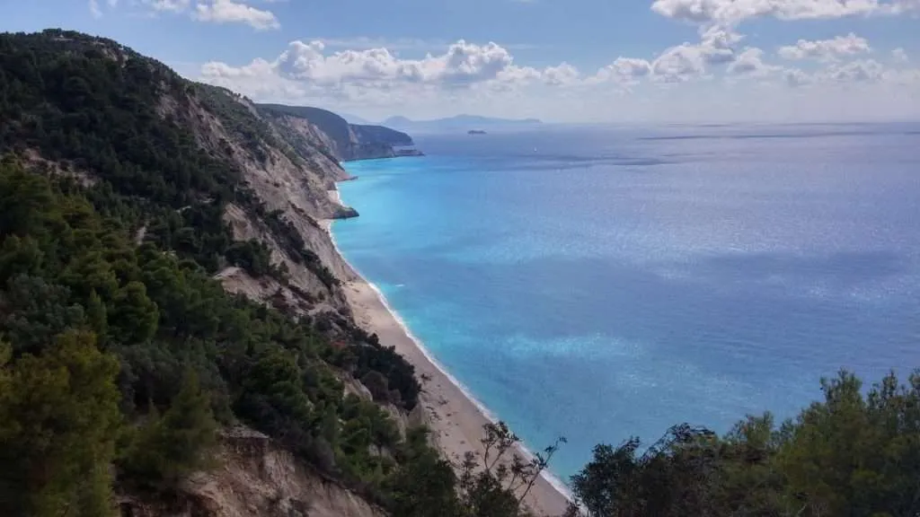 The best beaches on Lefkada island, Greece - Egremni beach