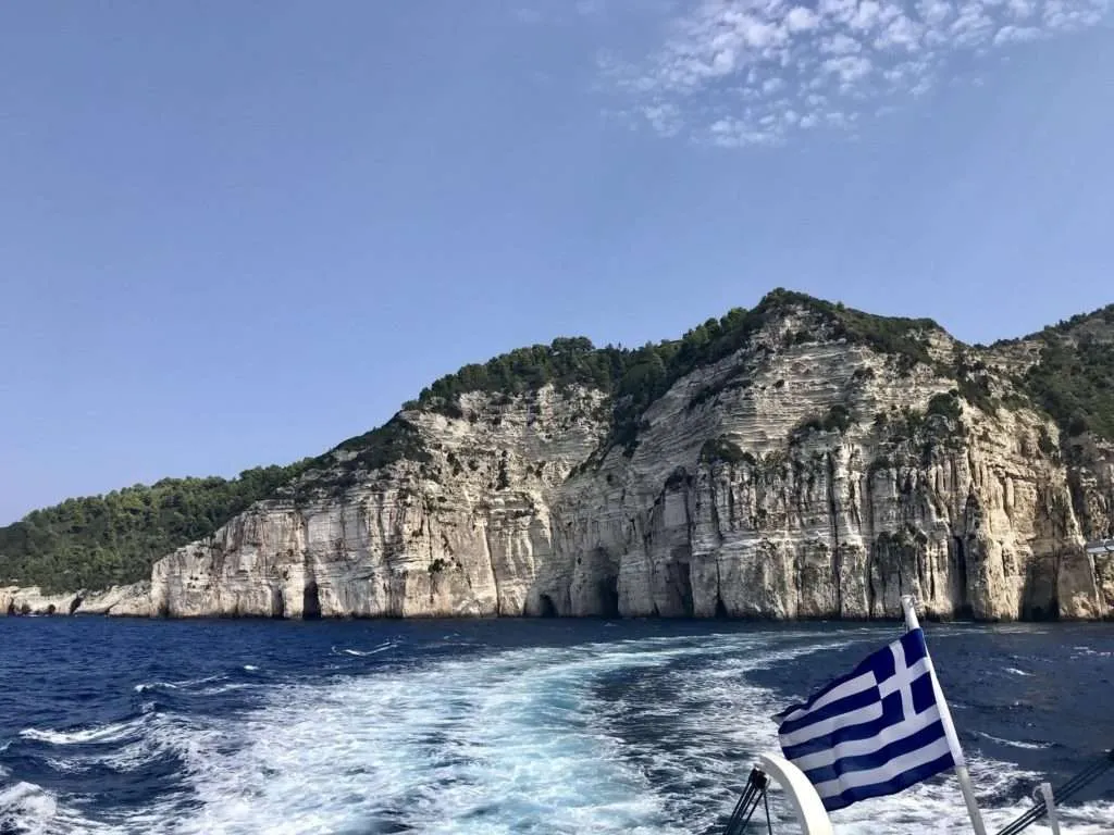 Blue Caves, Paxos and Antipaxos boat trip from Corfu