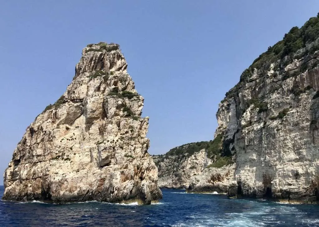 Blue Caves, Paxos and Antipaxos boat trip from Corfu