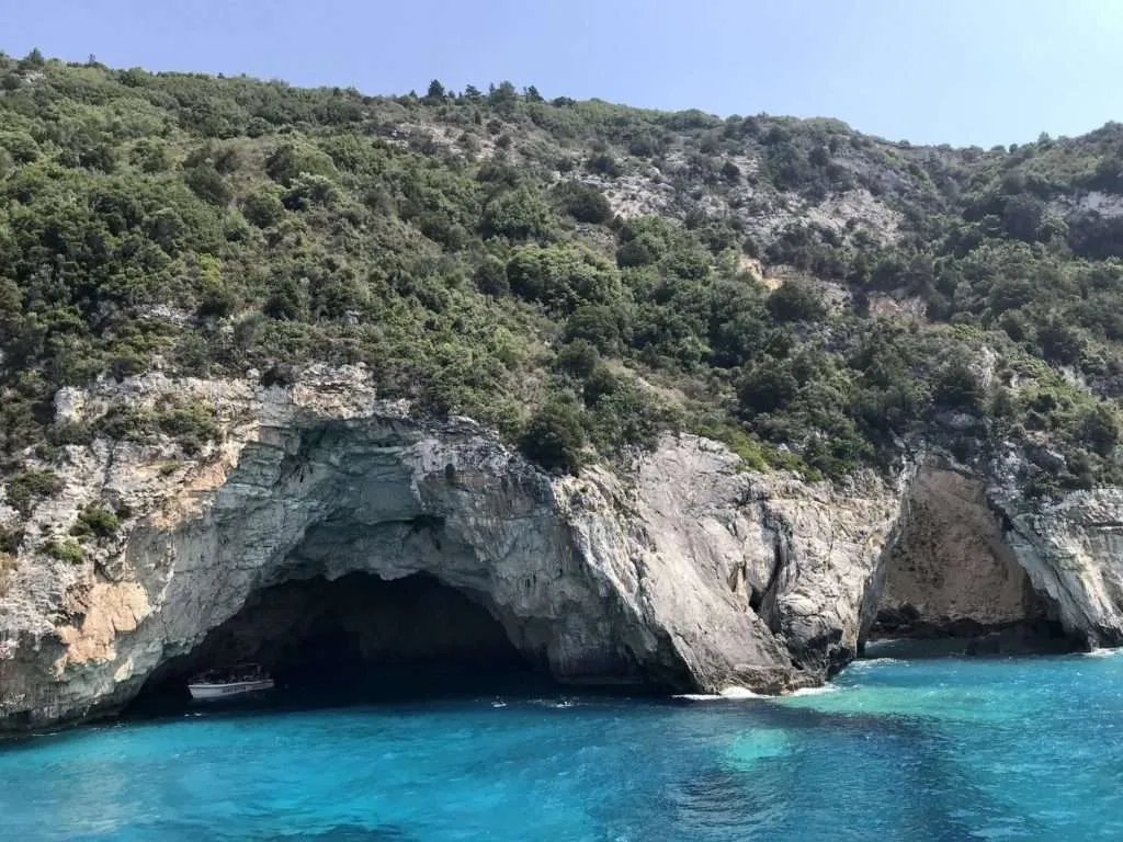 Blue Caves, Paxos and Antipaxos boat trip from Corfu