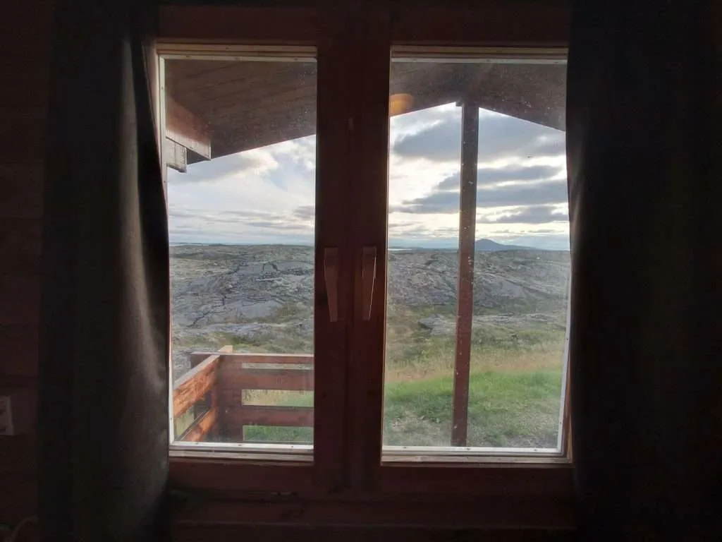 Experiential and unusual places to stay in Iceland: Cabins at Lake Myvatn
