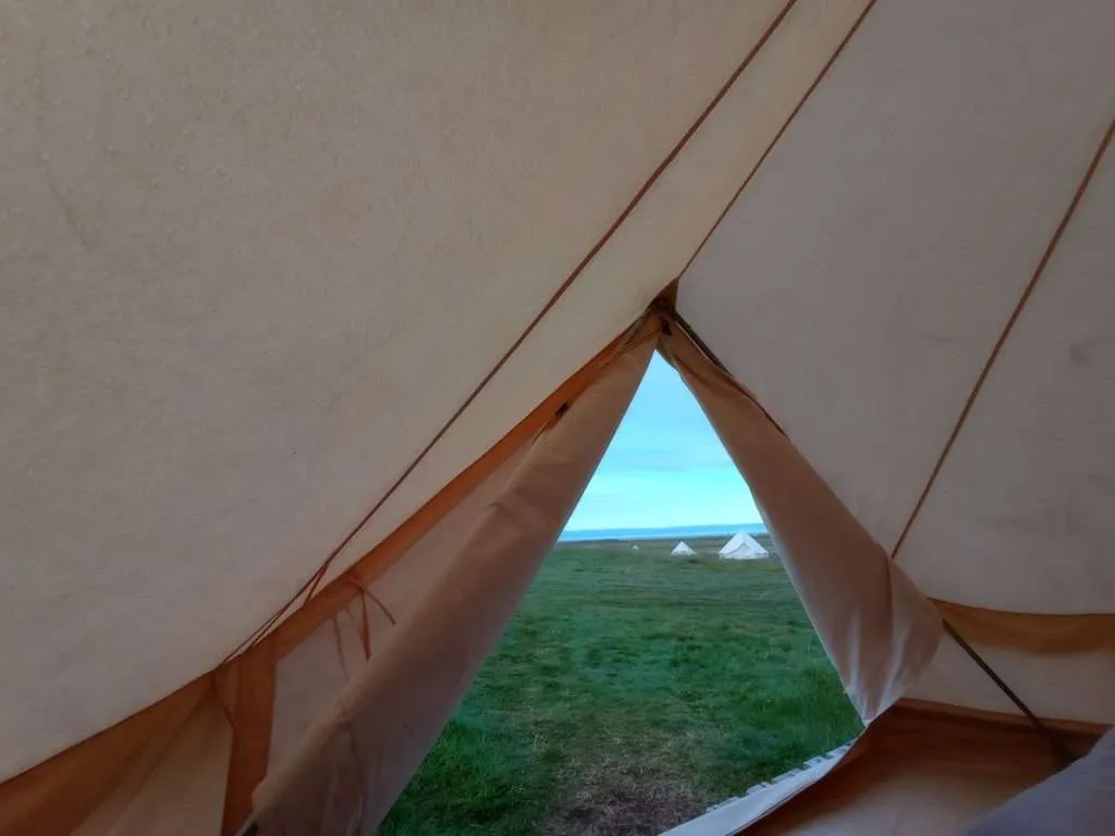 Experiential and unusual places to stay in Iceland: Canvas glamping