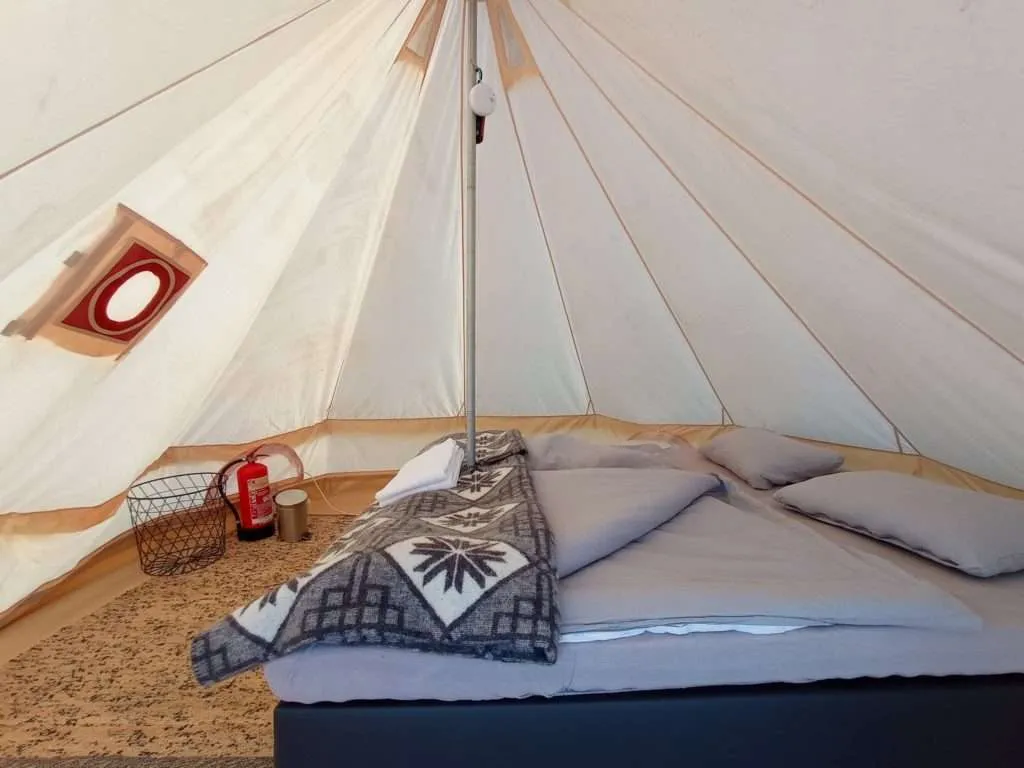 Experiential and unusual places to stay in Iceland: Canvas glamping