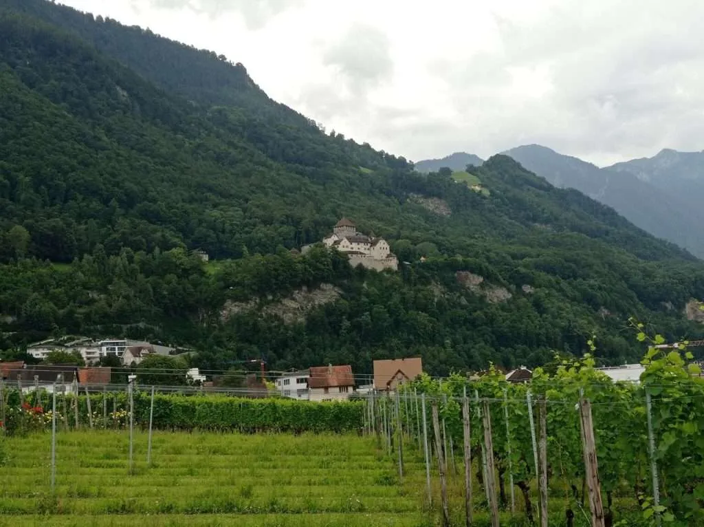 A day trip in Liechtenstein: view of Vaduz Castle