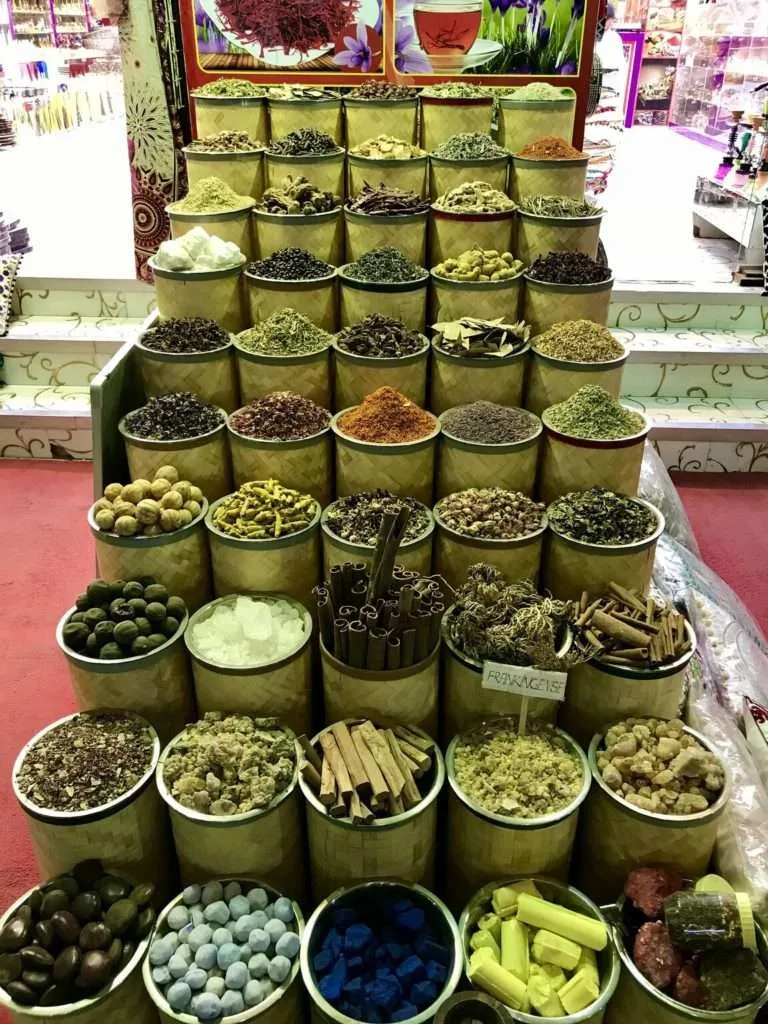 2 days in Dubai itinerary - Old Dubai spices