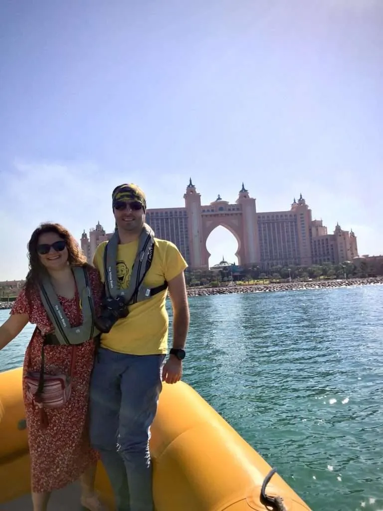 2 days in Dubai itinerary - speed boat