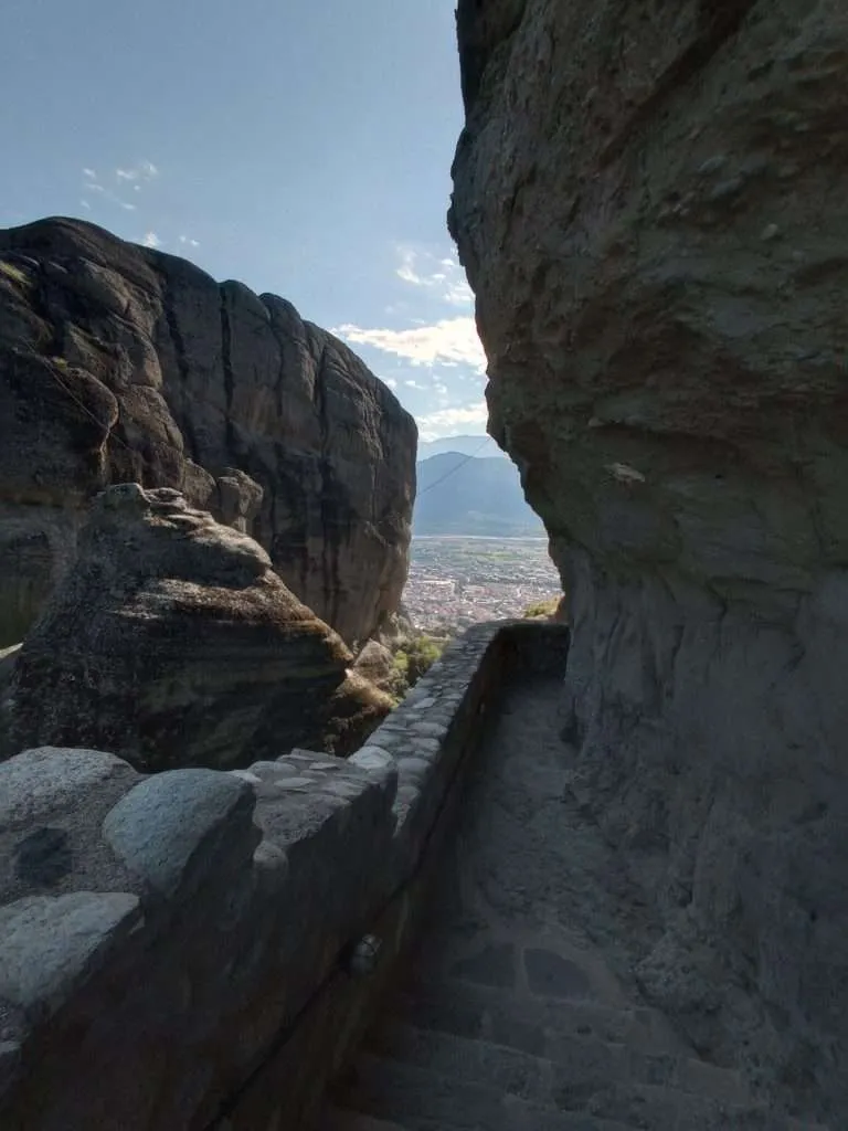 Visiting Meteora monasteries and rock formations in Greece