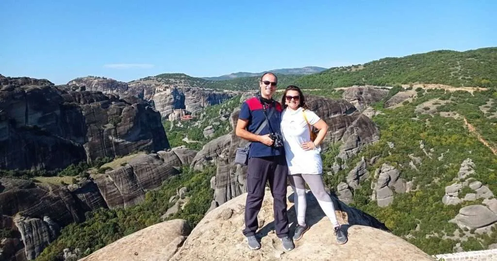 Visiting Meteora monasteries and rock formations in Greece