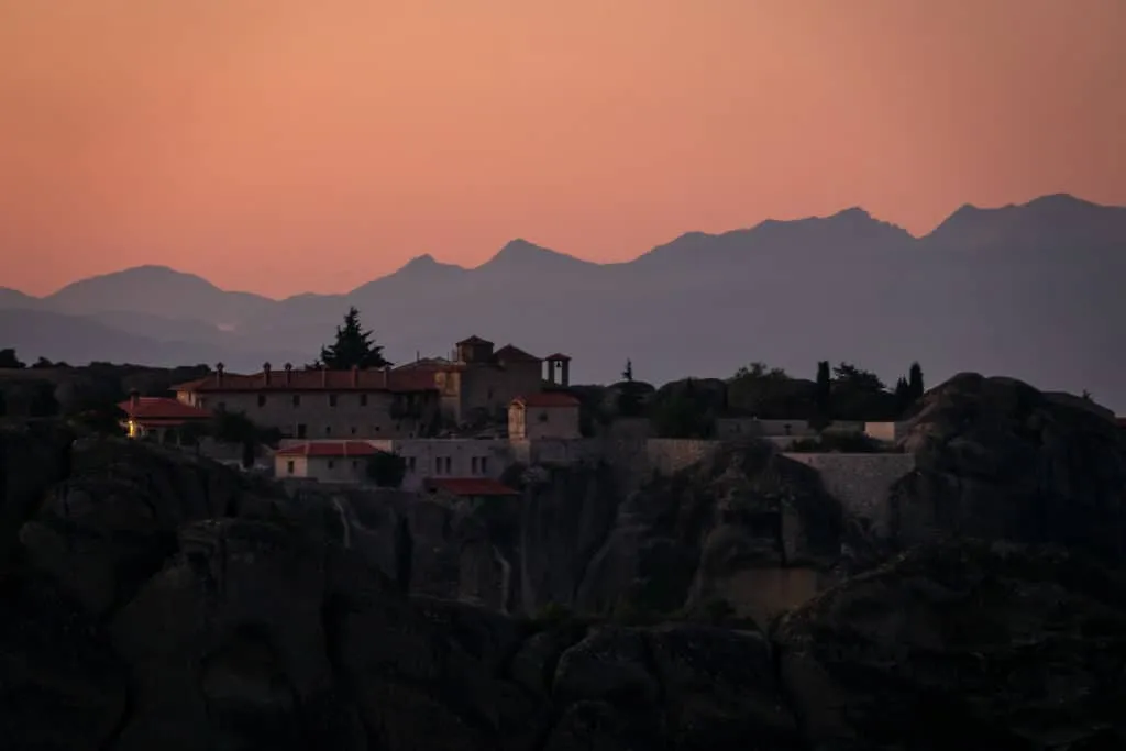 Visiting Meteora monasteries and rock formations in Greece