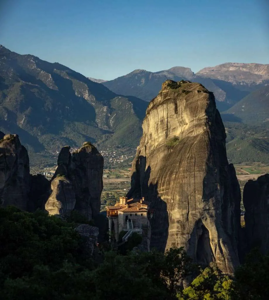 Visiting Meteora monasteries and rock formations in Greece