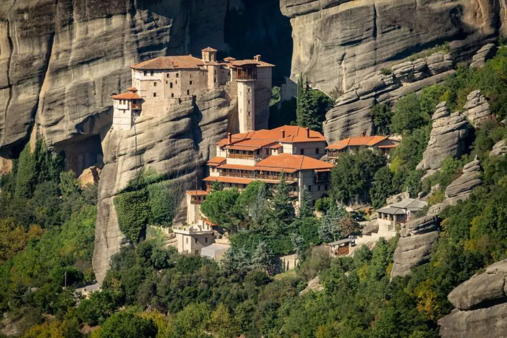 Visiting Meteora monasteries and rock formations in Greece