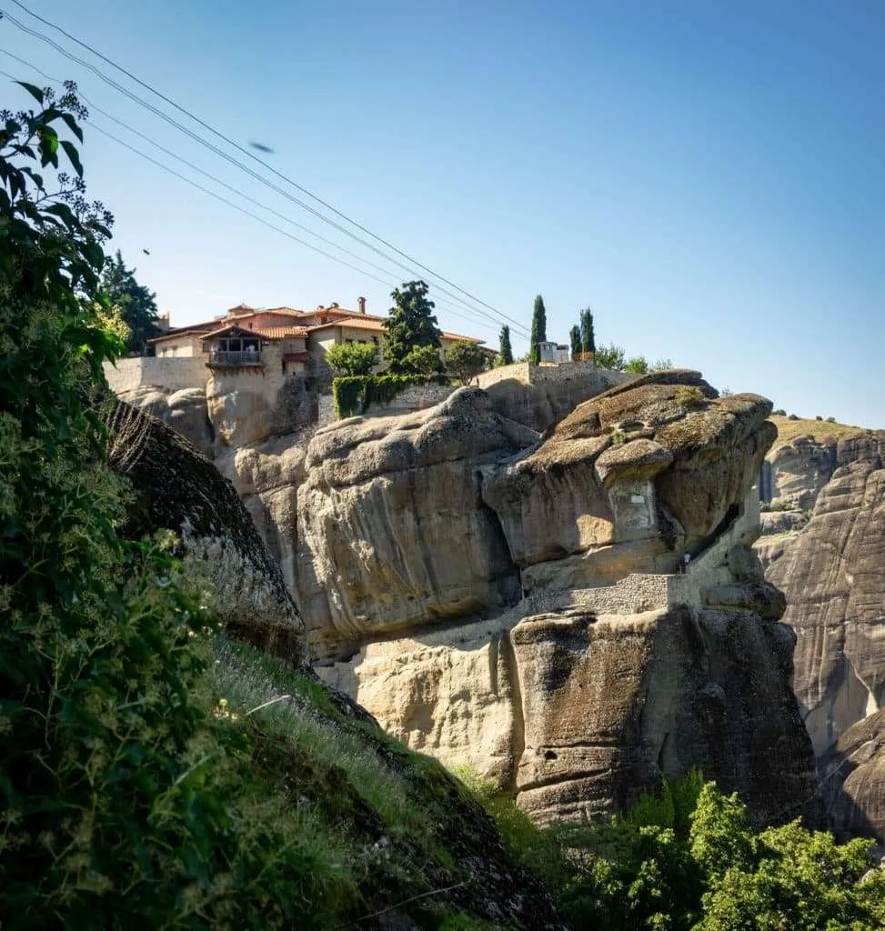 Visiting Meteora monasteries and rock formations in Greece