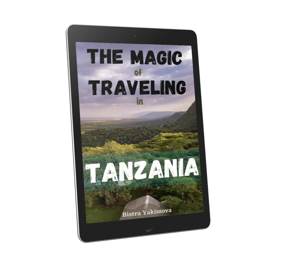 The Magic of Traveling in Tanzania Book 3D Cover tablet