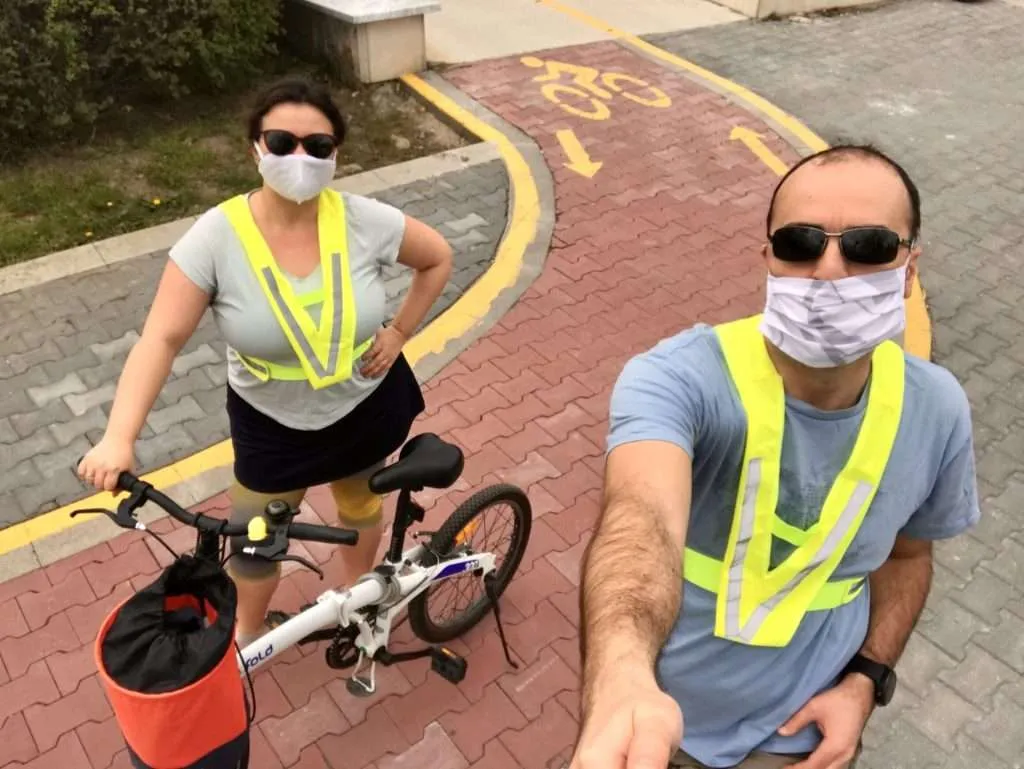 Biking in Sofia, April 20, 2020
