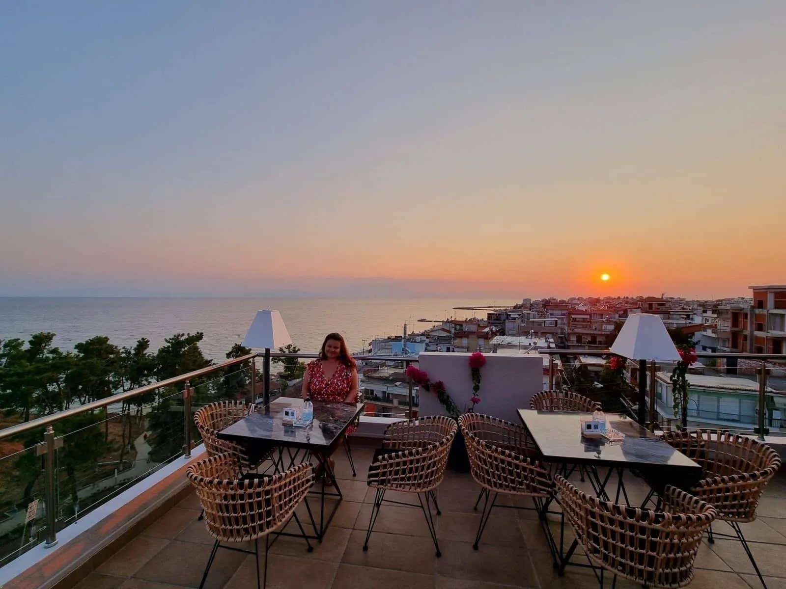 Thea rooftop bar, Nea Kallikratia, Halkidiki, Greece