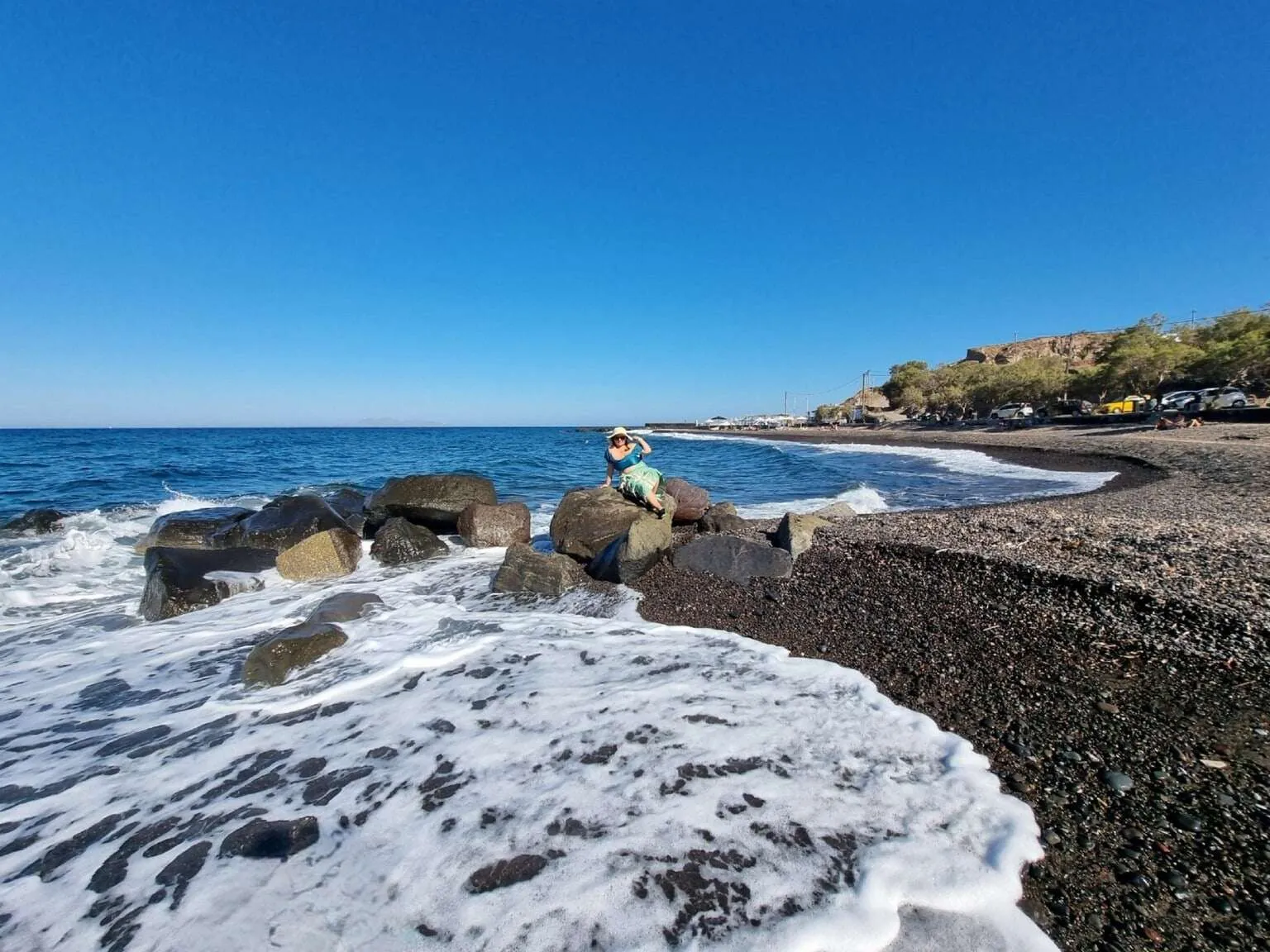 Vourvoulous beach, Santorini, Greece