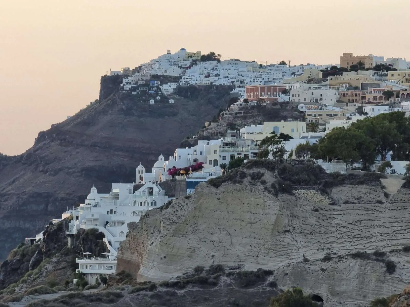 Landscapes in Santorini, Greece