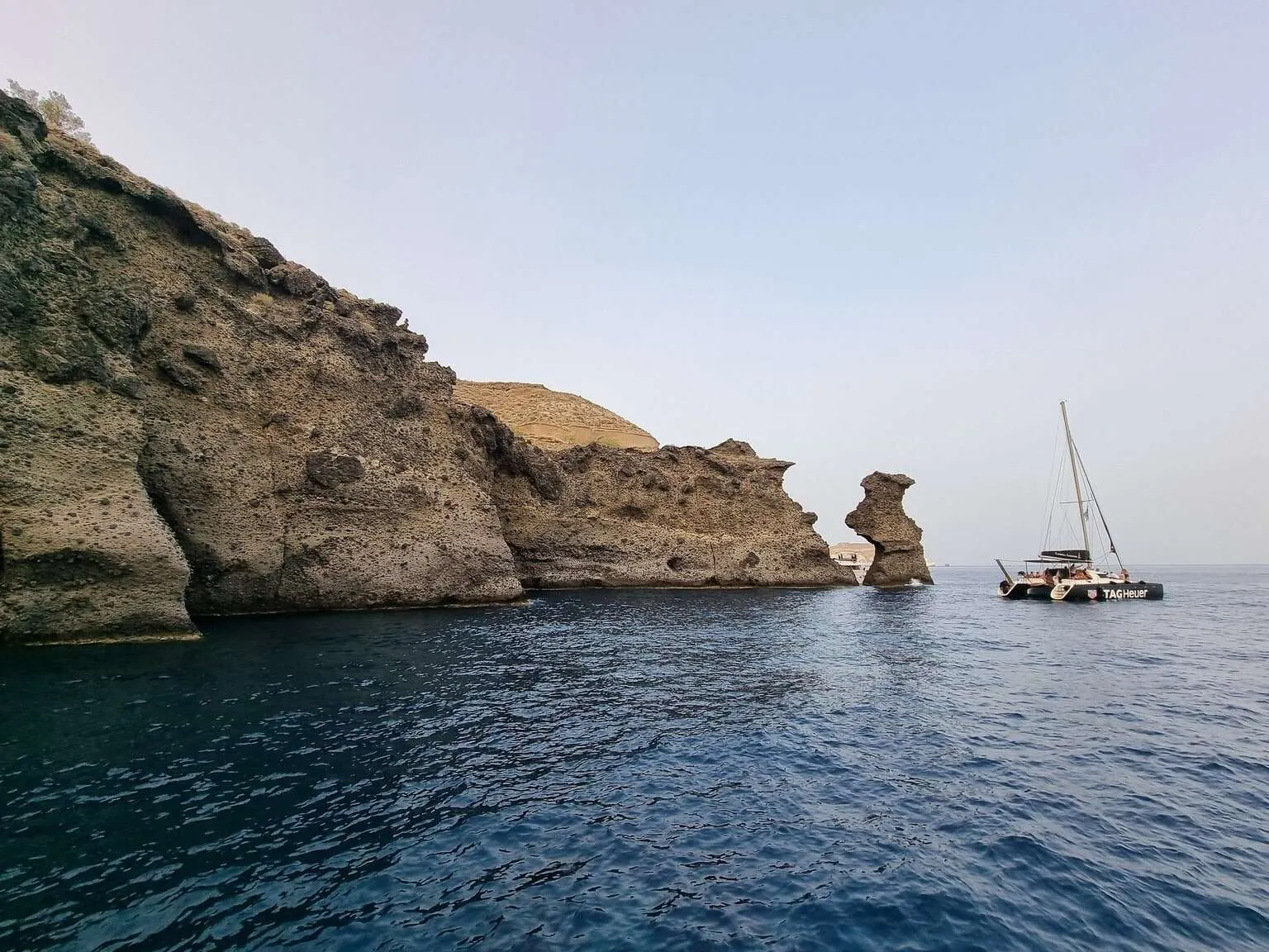 Catamaran cruise, Santorini, Greece
